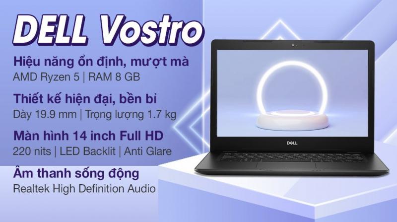 Laptop Dell Vostro 3405 R5 3500U/8GB/512GB/Office H&S/Win11 (V4R53500U003W1)