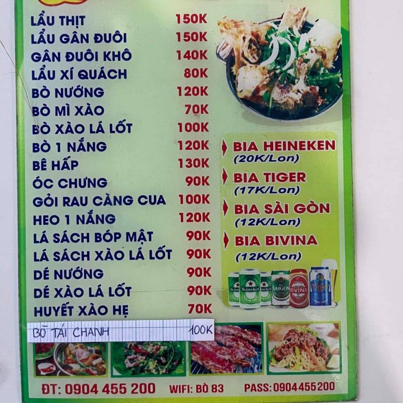 Lẩu Bò 83 Đồng Khởi