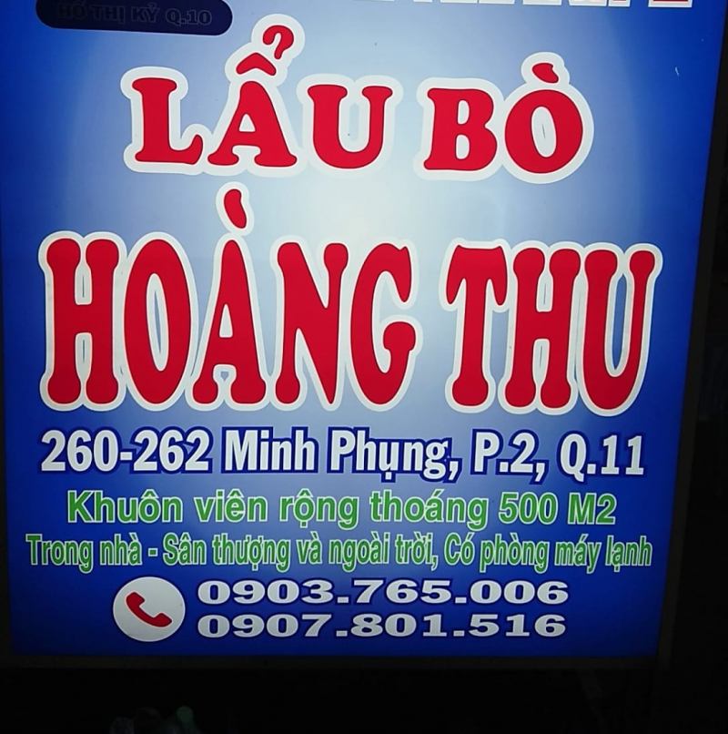 Lẩu bò Hoàng Thu