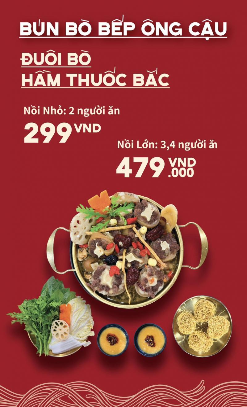 Lẩu bò ở Bếp Ông Cậu
