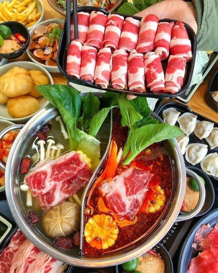 Làu buffet - Buffet lẩu nướng