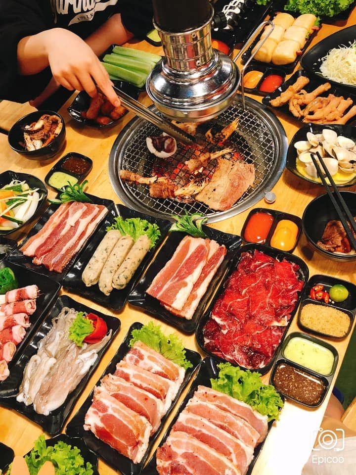 Làu buffet - Buffet lẩu nướng