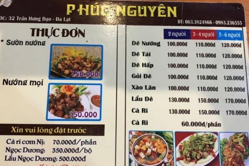 Lẩu dê Phúc Nguyên