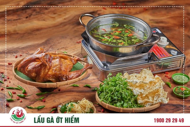 Lẩu gà tiềm ớt hiểm 109