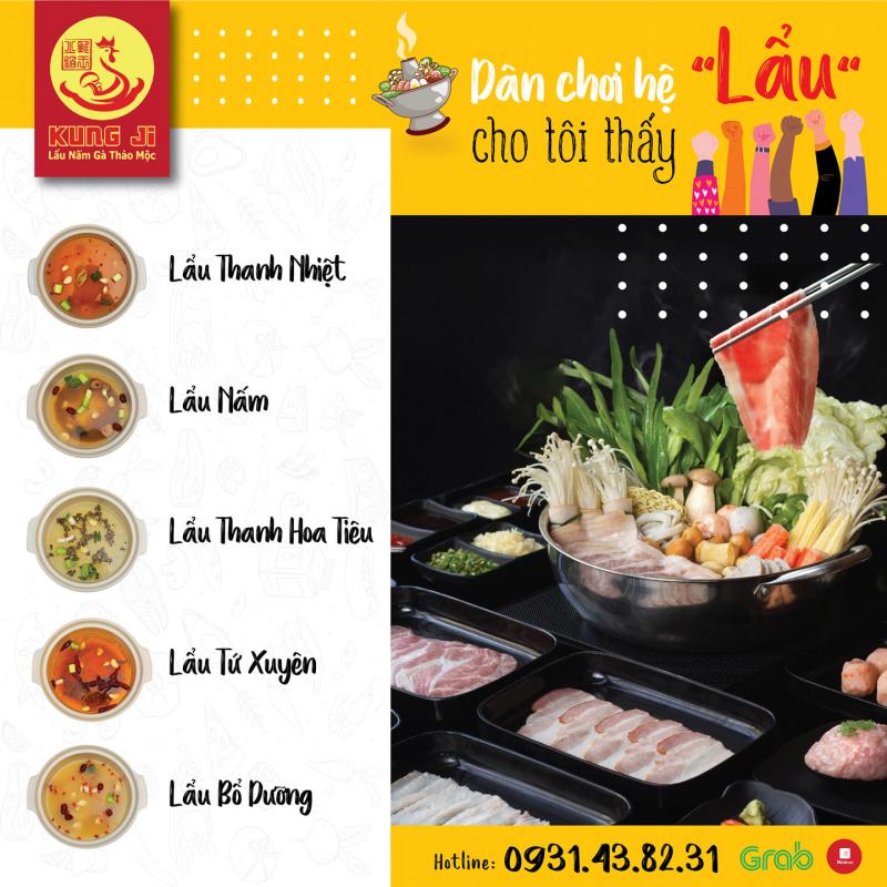 Lẩu Nấm Gà Thảo Mộc Kung Ji