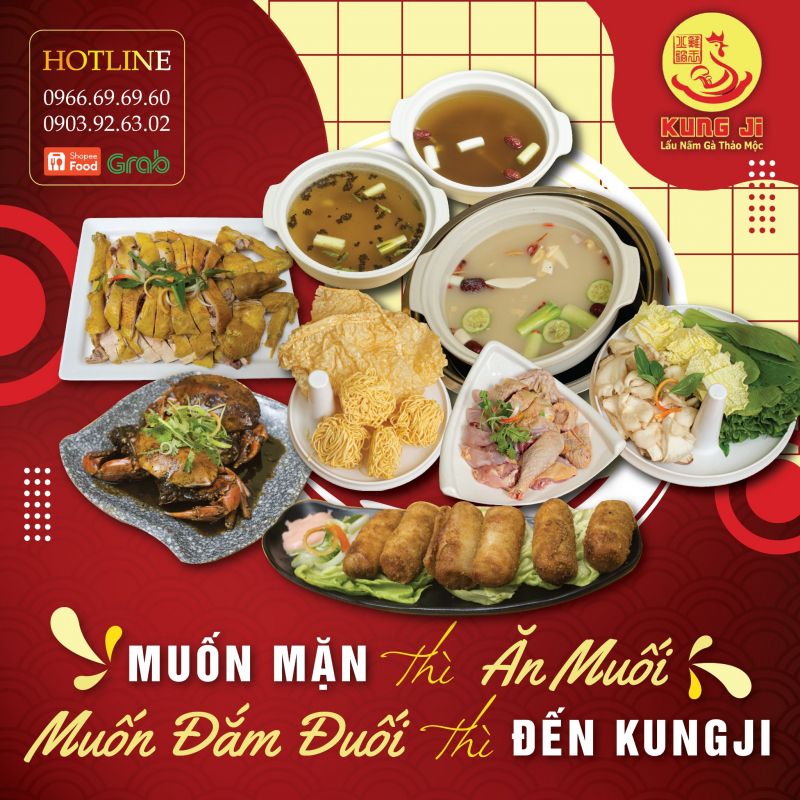 Lẩu Nấm Gà Thảo Mộc - Kung Ji