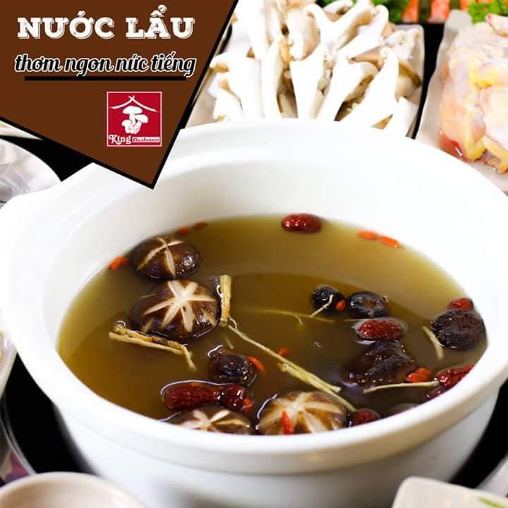 Lẩu nấm thiên nhiên King Mushroom