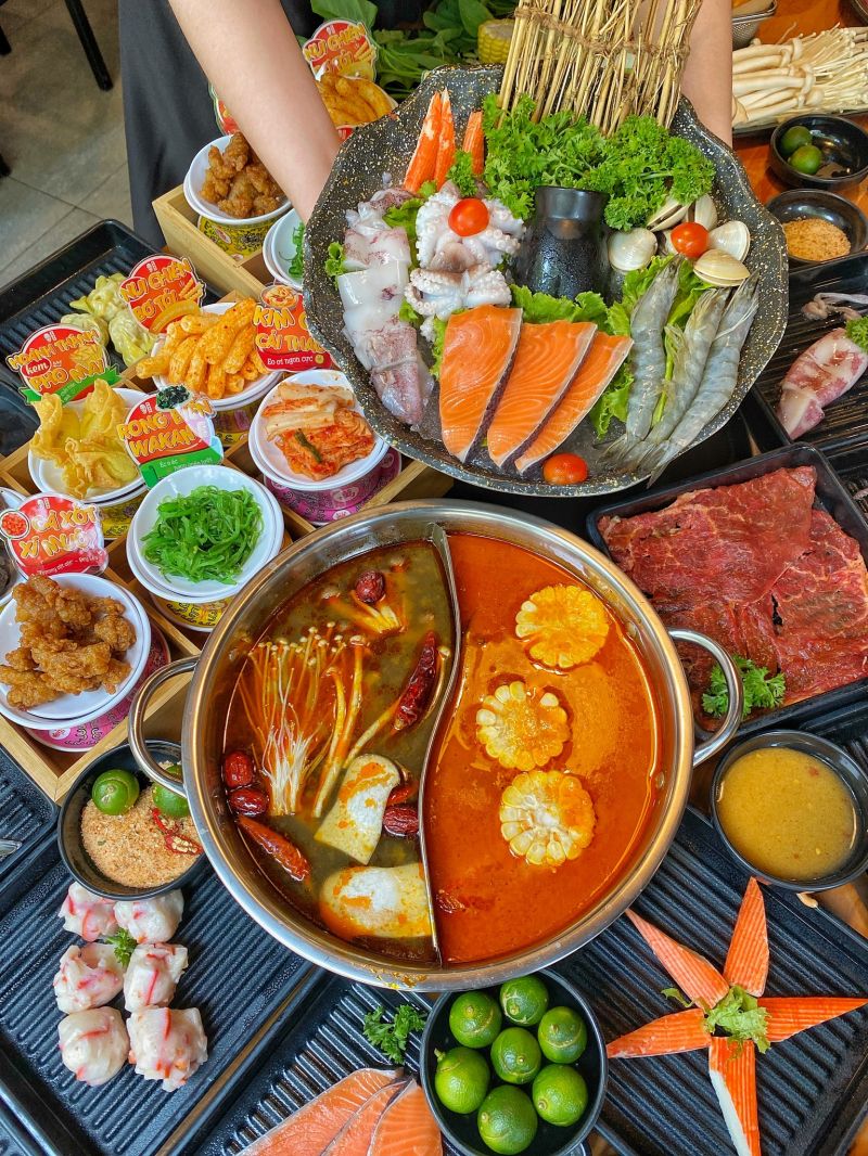 Buffet lẩu bò Úc