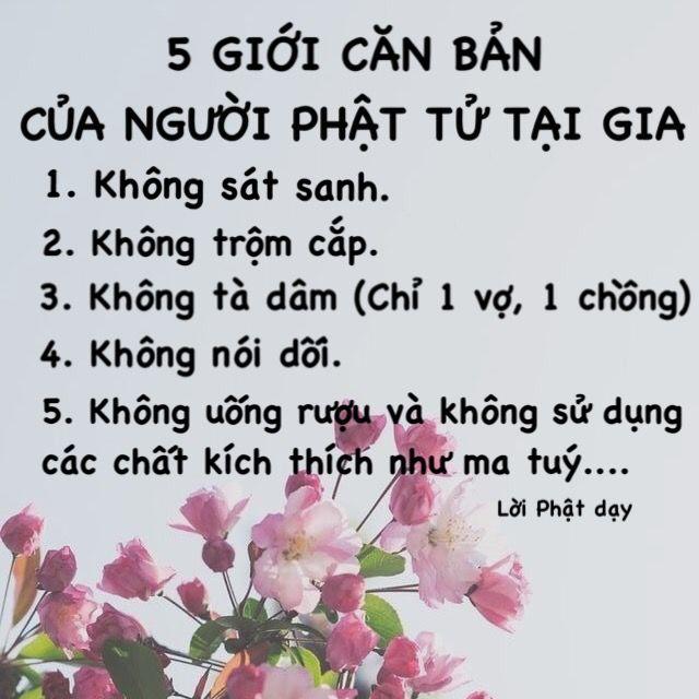 Phật dạy rằng: “ Người nhận được sự dạy dỗ, tiếp nhận năm giới của Phật, lại có thể thực sự tu tập làm theo thì nhất định là người có Phước đức