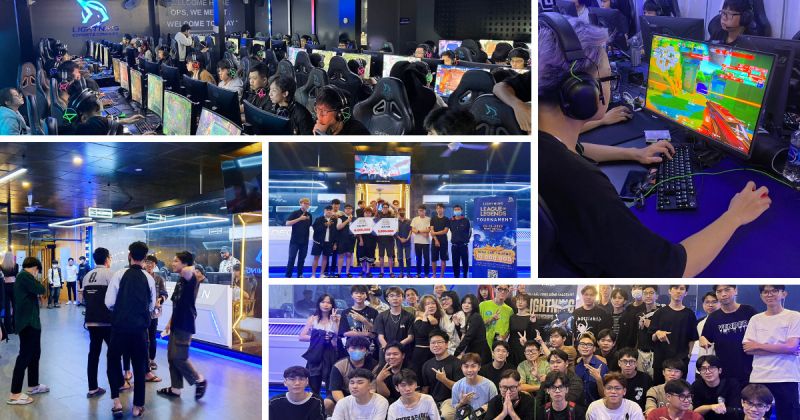 LIGHTNING ESPORTS COMPLEX - Quán net, game 24/7 ở Thủ Đức chuyên nghiệp