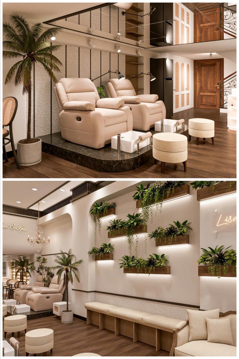 Lisa Nail & Spa: Tiệm Gội Đầu Dưỡng Sinh - Massage Body