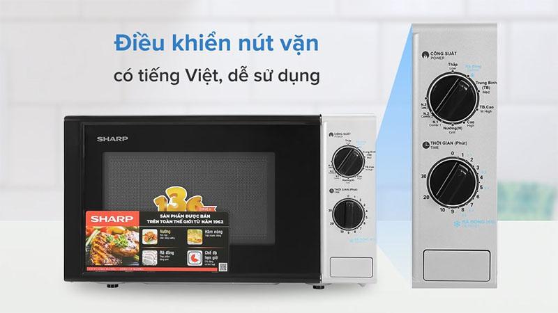 Lò vi sóng cơ Sharp R-G225VN-BK 900W