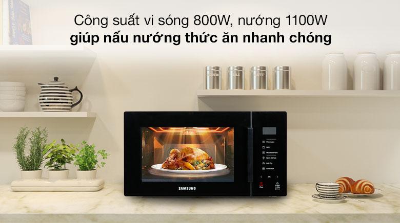 Lò vi sóng Samsung tráng men dòng nướng 23L (MG23T5018CK)