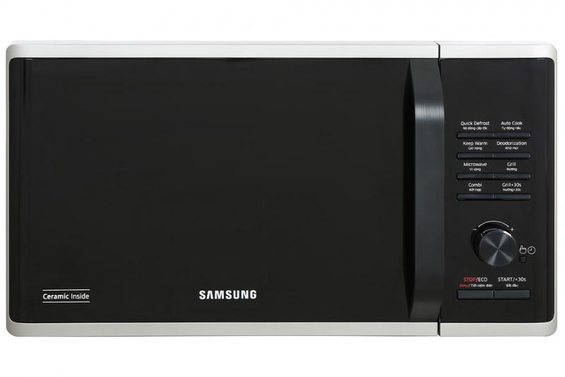 Lò vi sóng tráng men dòng nướng Samsung 23 Lít (MG23K3515AS)