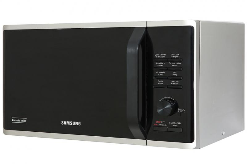 Lò vi sóng tráng men dòng nướng Samsung 23 Lít (MG23K3515AS)