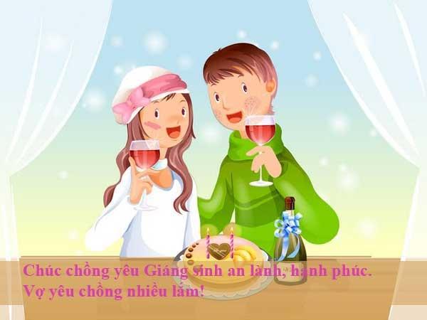 Lời chúc giáng sinh gửi chồng yêu