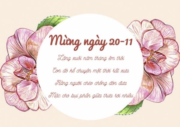 Lời chúc mừng thầy cô