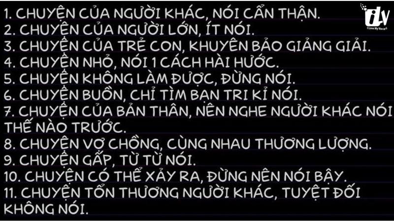 Cách trực tiếp và dễ dàng nhất để thể hiện tình cảm là thông qua lời nói.