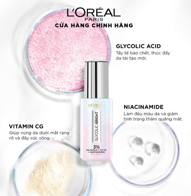 L’oréal Paris Glycolic- Bright Dark Circle Eye Serum