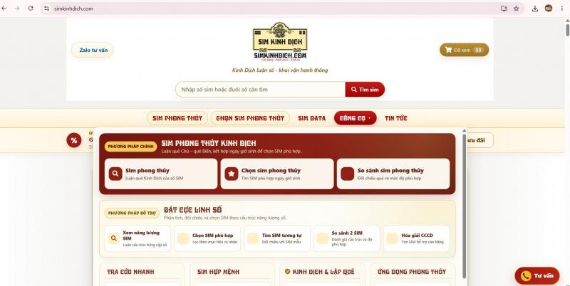 Sim Kinh Dịch (simkinhdich.com)