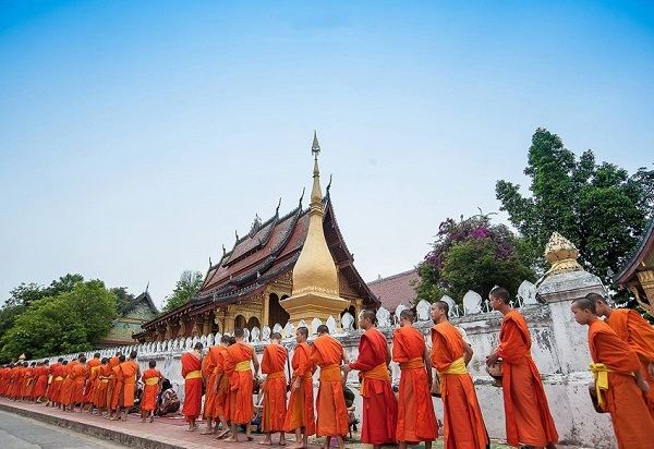 Hình ảnh có lẽ chỉ Luang Prabang mới có