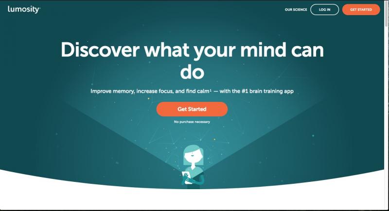 Trang web Lumosity