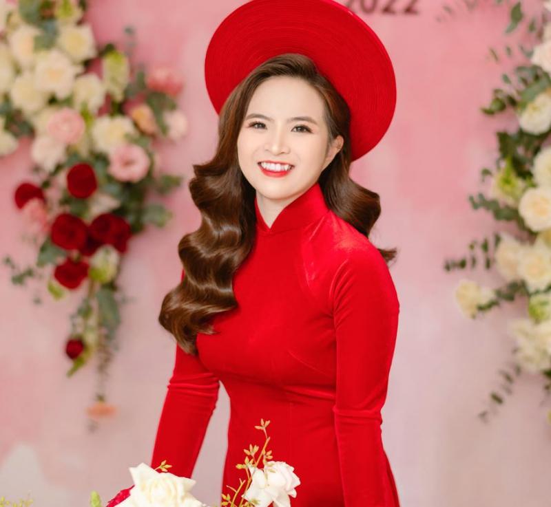 Mẫu áo dài cưới tại LUX Wedding