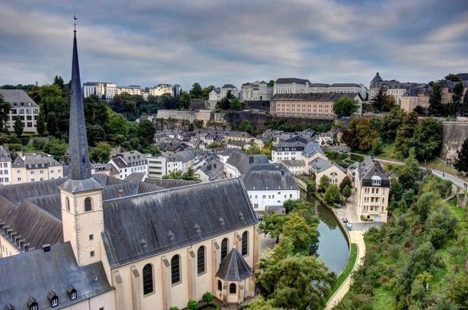 Nhà ven sông thành phố Luxembourg