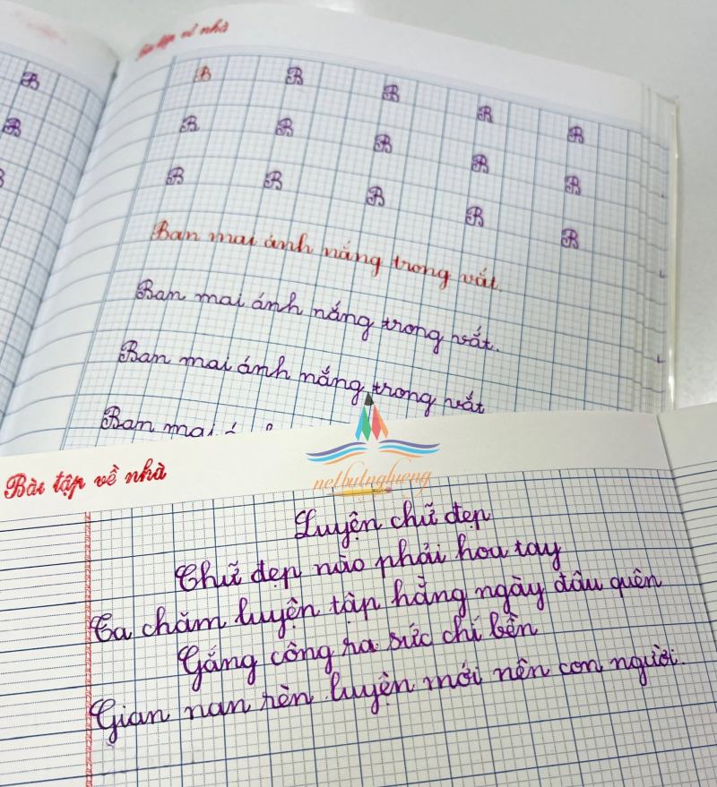 Luyện chữ đẹp Nét Bút Nghiêng