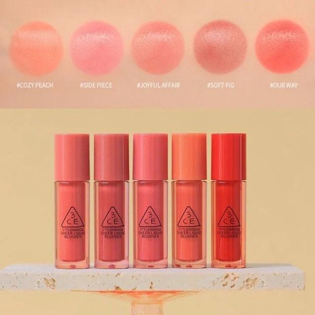 Má Hồng Dạng Kem 3CE Sheer Liquid Blusher