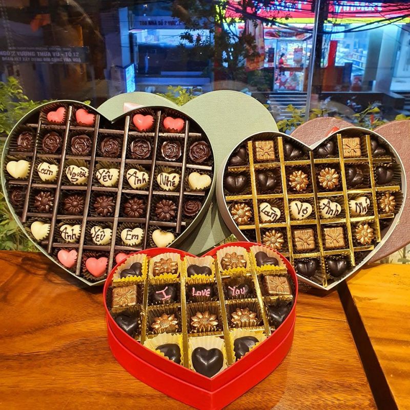Cửa hàng bán chocolate Valentine 14/2 ngon nhất ở Hà Nội