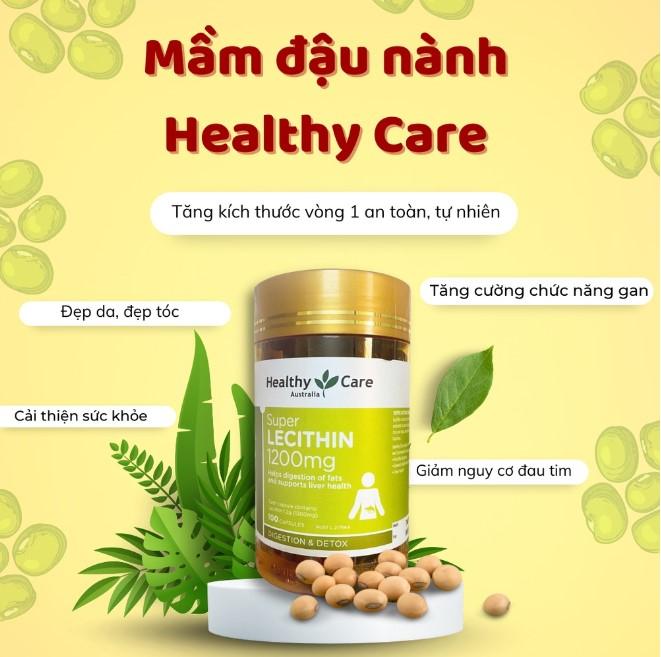 Mầm đậu nành Healthy Care Super Lecithin