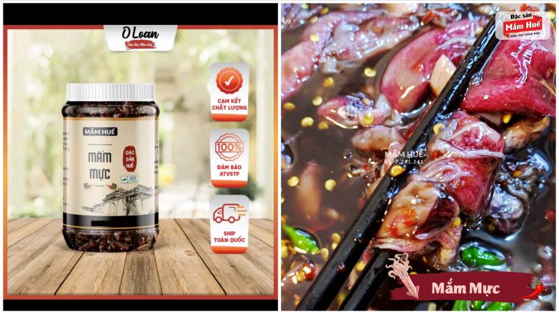 Mắm mực - Mắm Huế O Loan