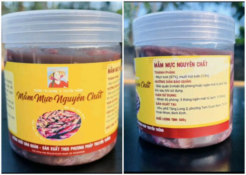 Mắm mực Thuộc Cô Ba