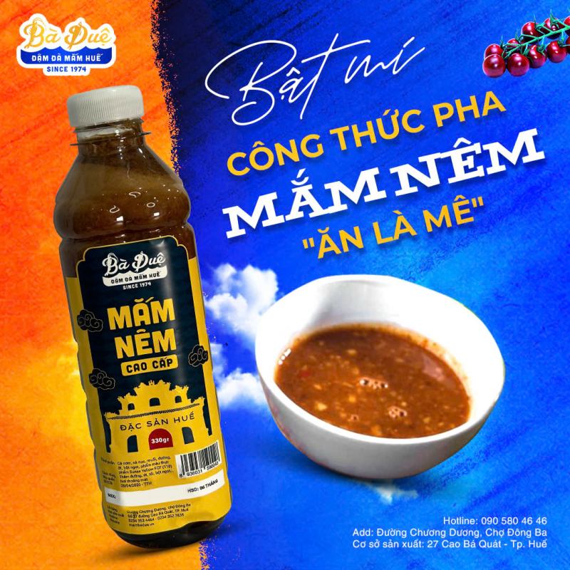 Mắm nêm Bà Duệ