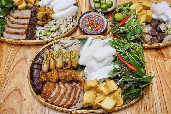 Bún đậu mắm tôm thơm ngon hấp dẫn