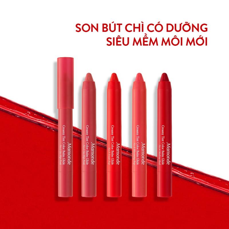 Mamonde Creamy Tint Color Balm Glide (Màu 04: Mellow Red – Đỏ thuần rực rỡ)
