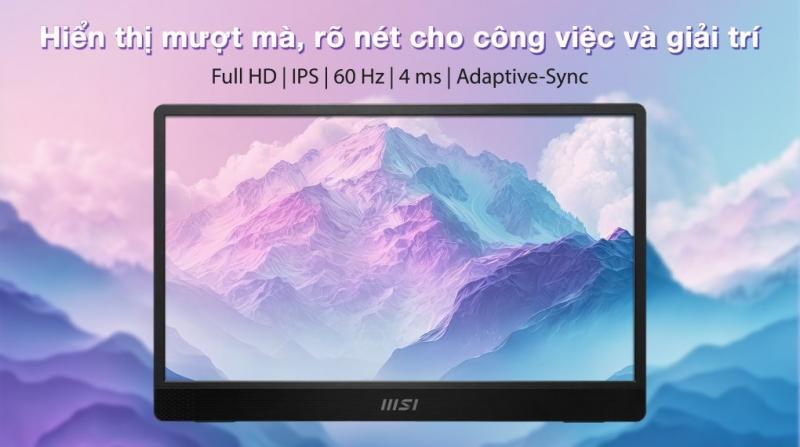 Màn hình di động MSI PRO MP161 15.6 inch IPS 60Hz