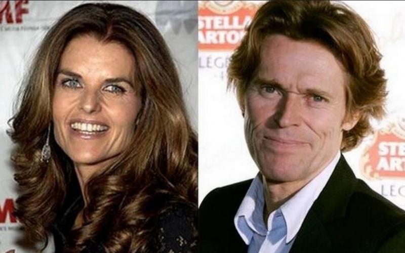 Maria Shriver và Willem Dafoe