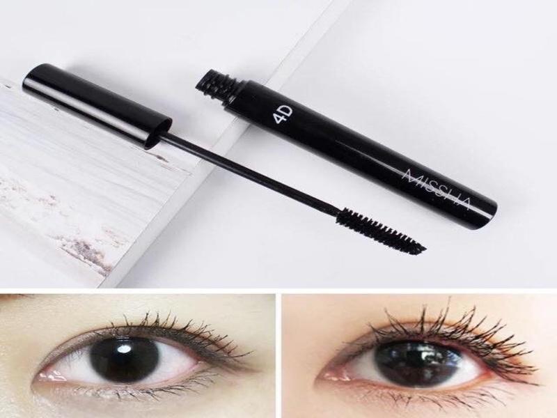 Mascara làm dày và cong mi chống trôi MISSHA 4D