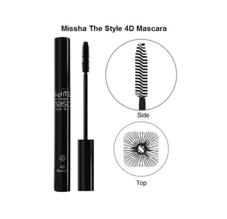 Mascara Missha 4D làm dày và cong mi