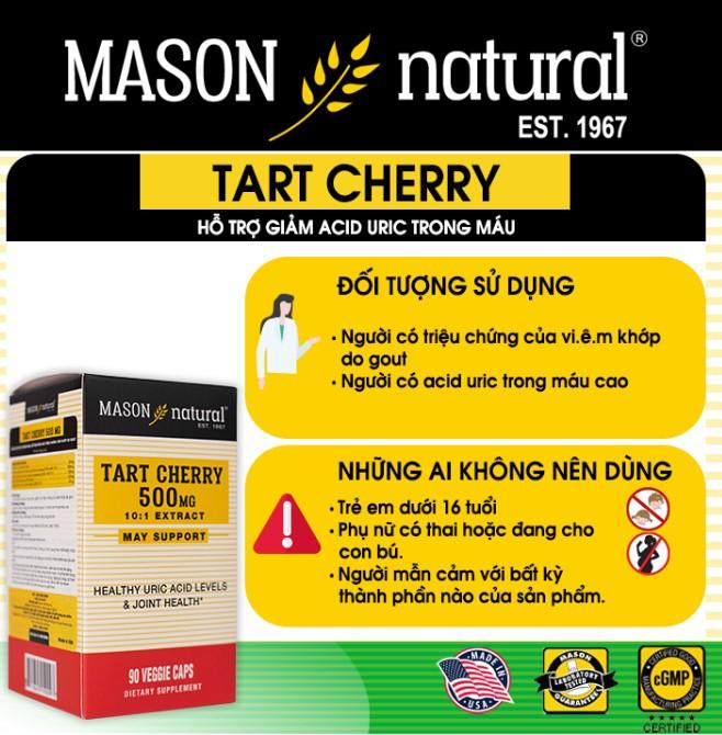 Mason Natural Tart Cherry 500mg