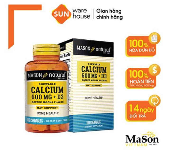 Mason Nature Calcium 600MG + D3