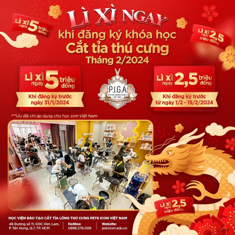 Master Giang Trịnh - Học viện đào tạo cắt tỉa lông thú cưng Pet Icon