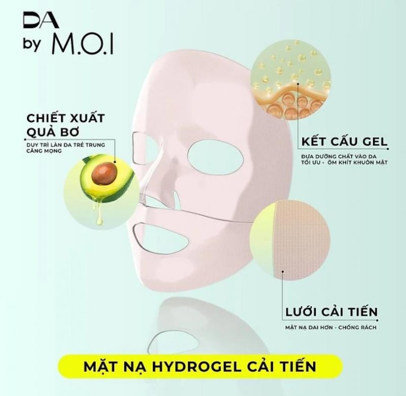 Mặt nạ bơ tinh khiết Hydrogel Da By M.O.I