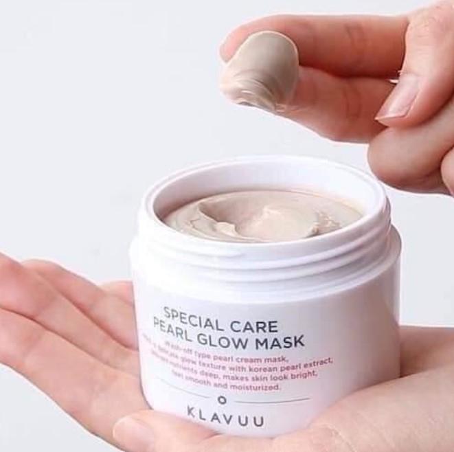 Mặt nạ bùn khoáng chiết xuất ngọc trai Klavuu Pearl Glow Mask