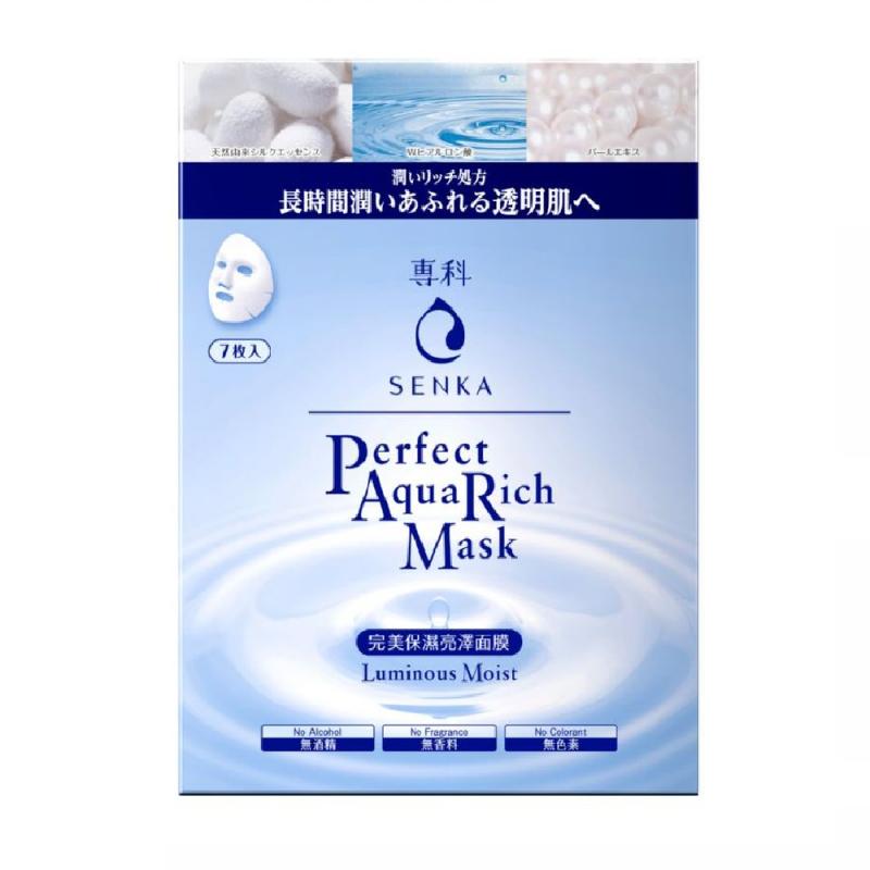 Mặt nạ cấp ẩm Senka Perfect Aqua Rich Mask Extra Moist 23g