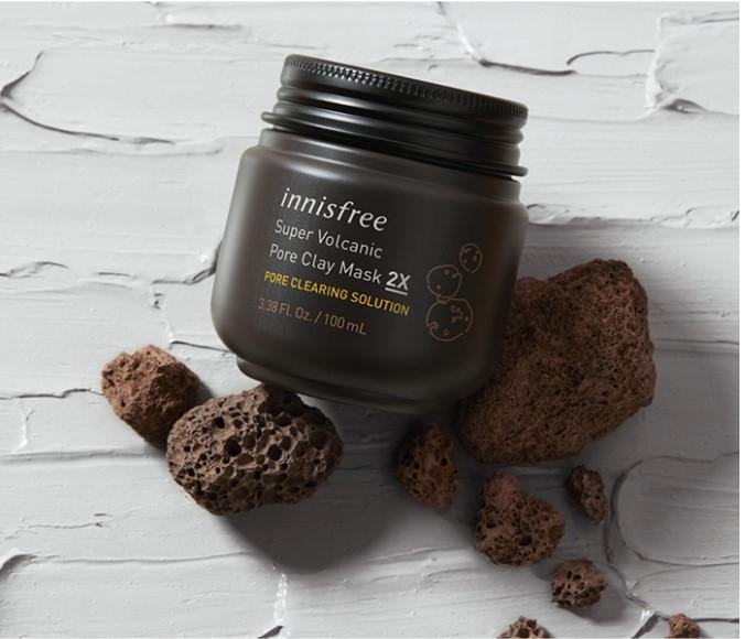 Mặt nạ đất sét Innisfree Super Volcanic Pore Clay Mask 2X