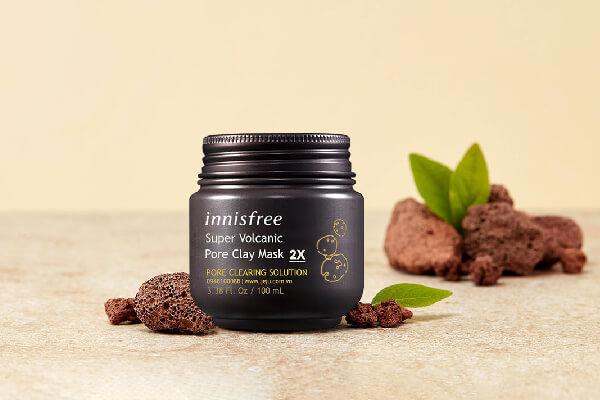 Mặt nạ đất sét Innisfree Super Volcanic Pore Clay Mask 2X