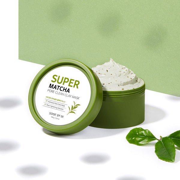 Mặt nạ đất sét trà xanh Some By Mi Super Matcha Pore Clean Clay Mask 100g